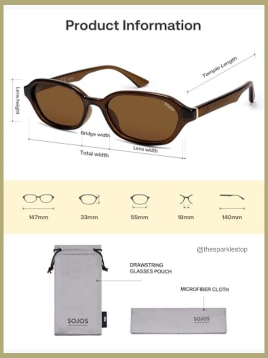Retro Rectangle Polarized Sunglasses with TAC Lenses, UV400 Protection main image 4